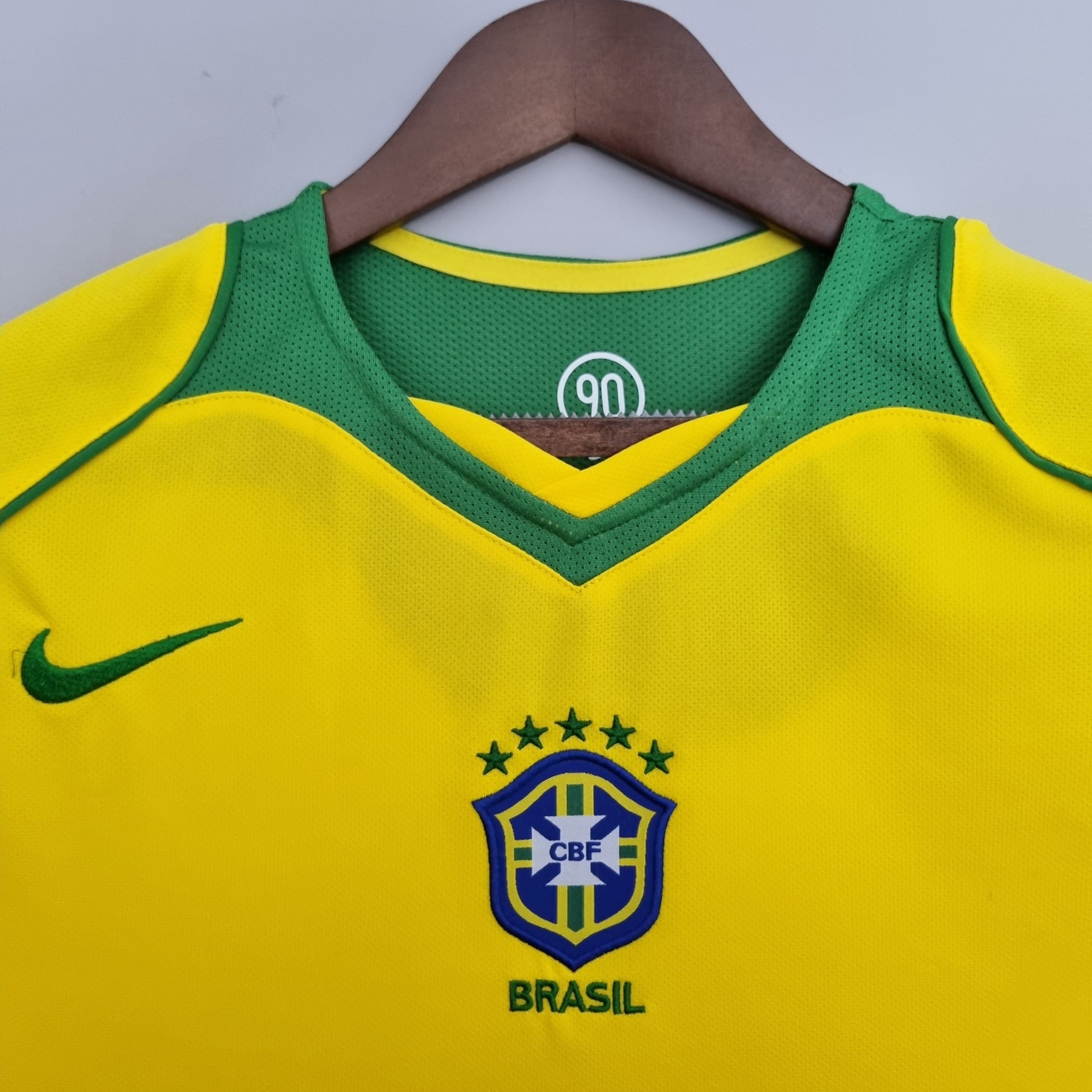 Brazil Home Jersey 04/06 Retro