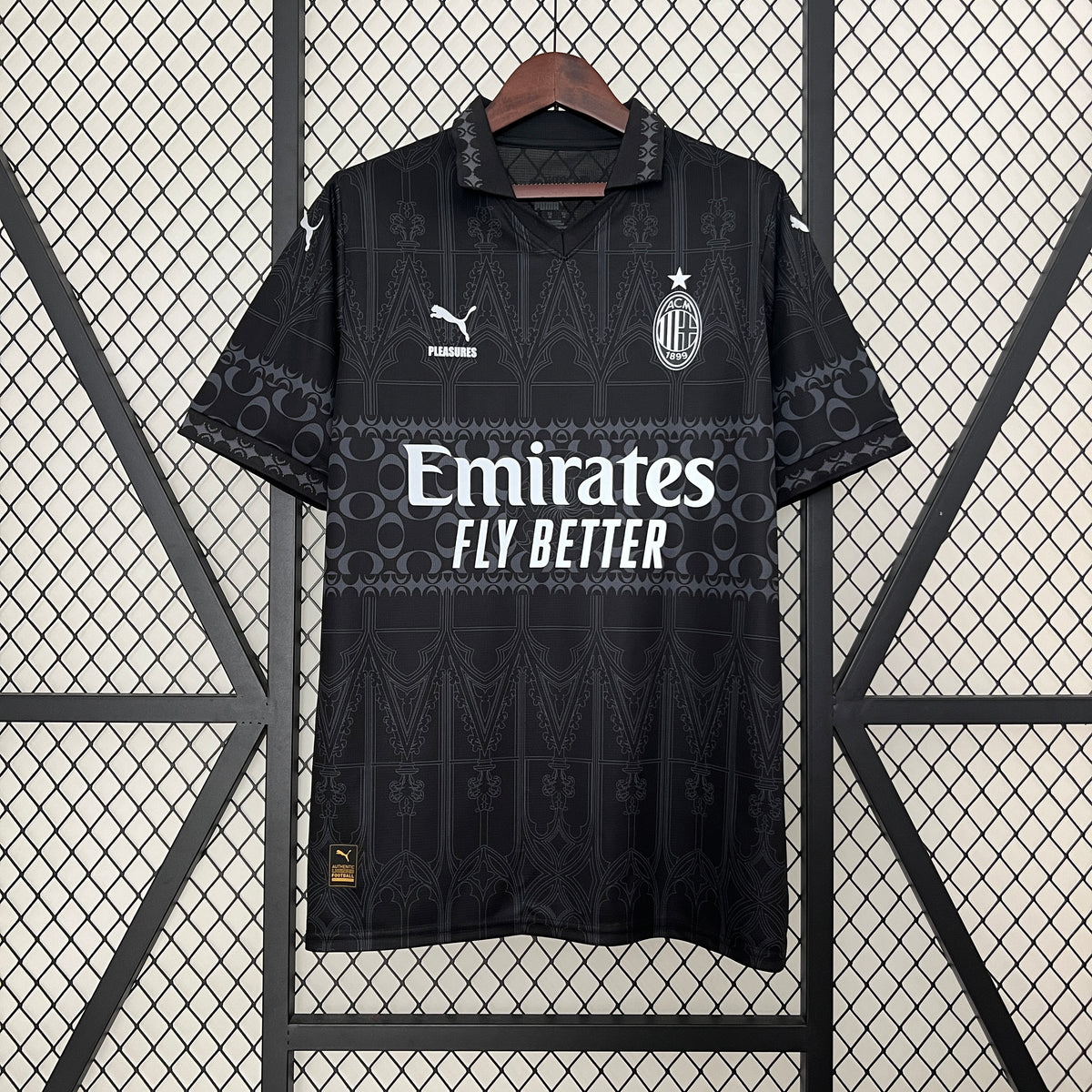 Milan x PLEASURES Black Jersey 2024