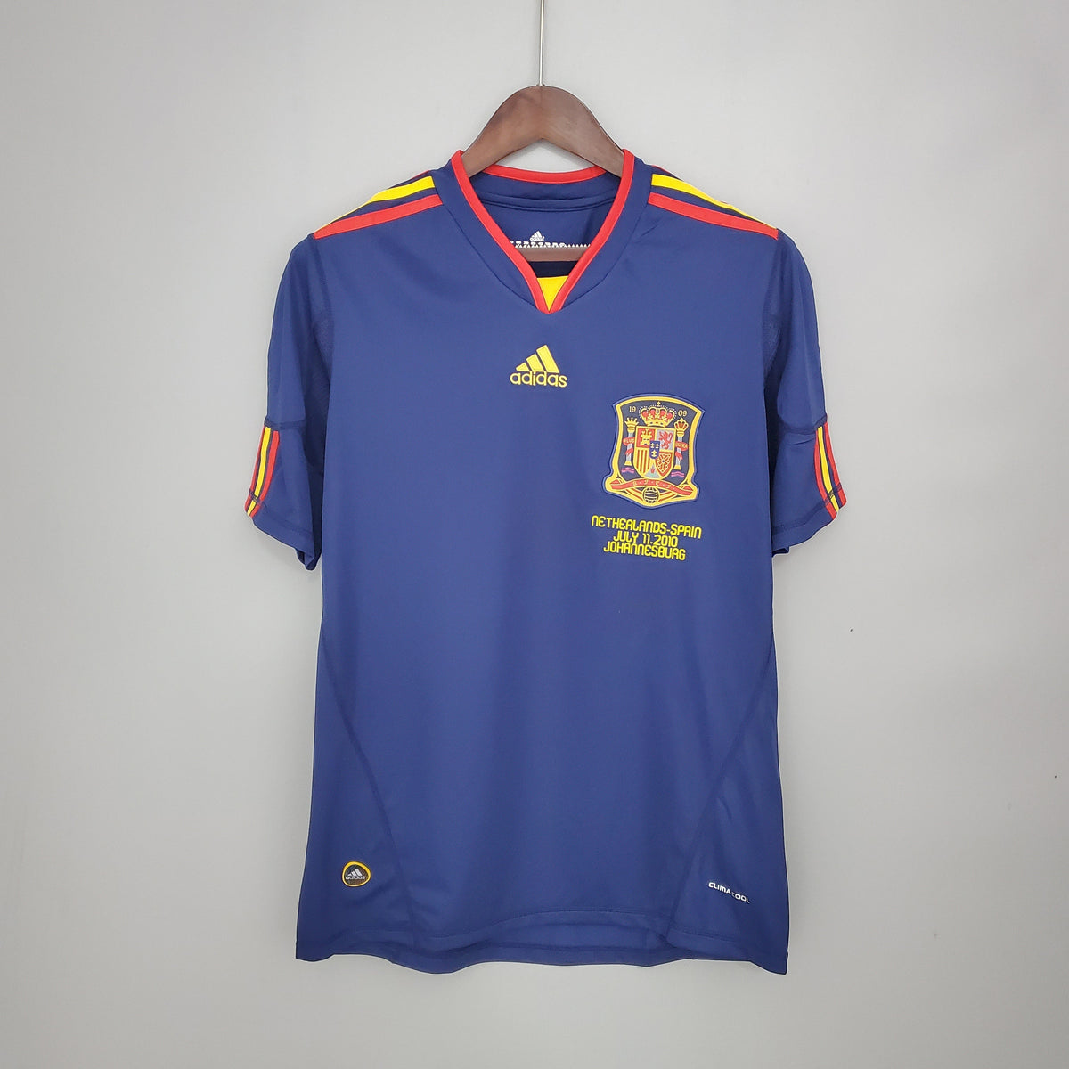 Spain Mundial Home Jersey 2010 Retro