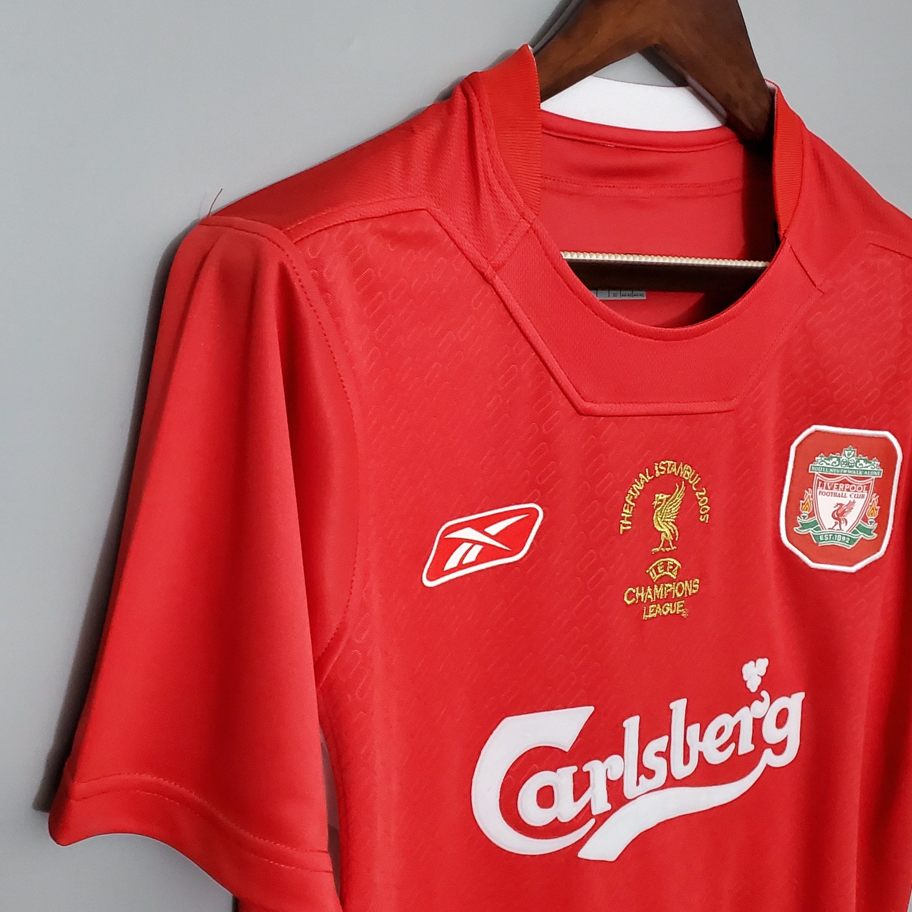 Liverpool Home Jersey 2005 Liga De Campeones Retro