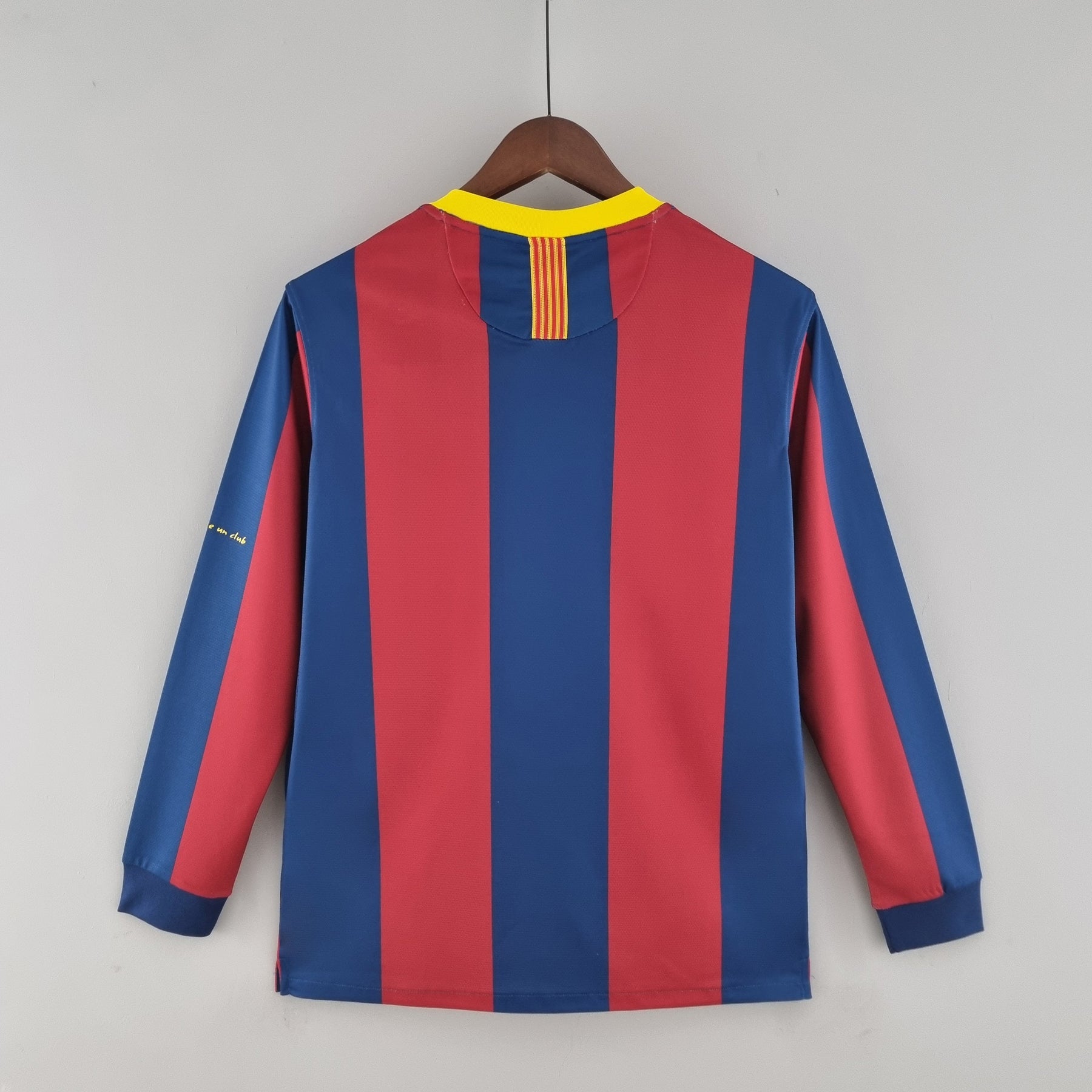 Barcelona Home Jersey 10/11 Retro Long Sleeve