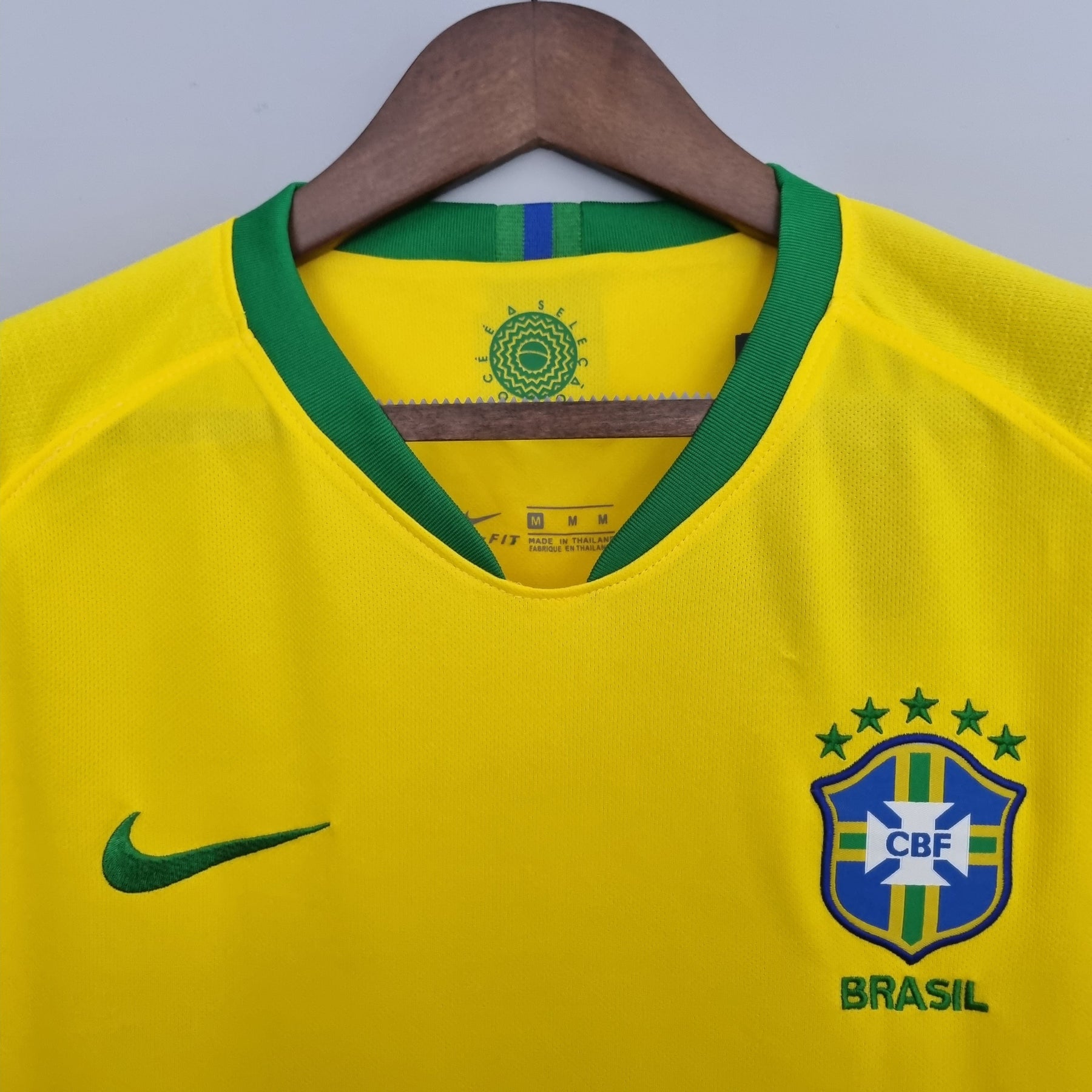 Brazil Home Jersey 2018 Retro