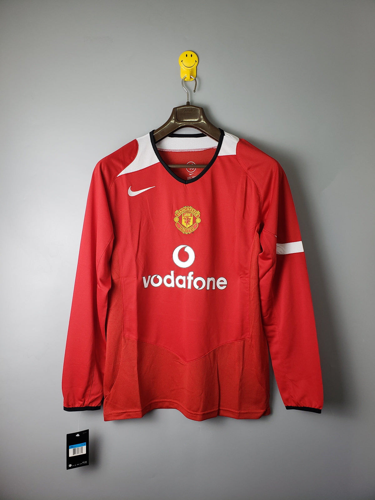 Manchester United Home Jersey 2005 Retro Long Sleeve