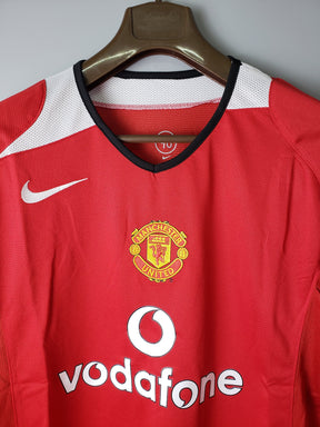 Manchester United Home Jersey 2005 Retro Long Sleeve