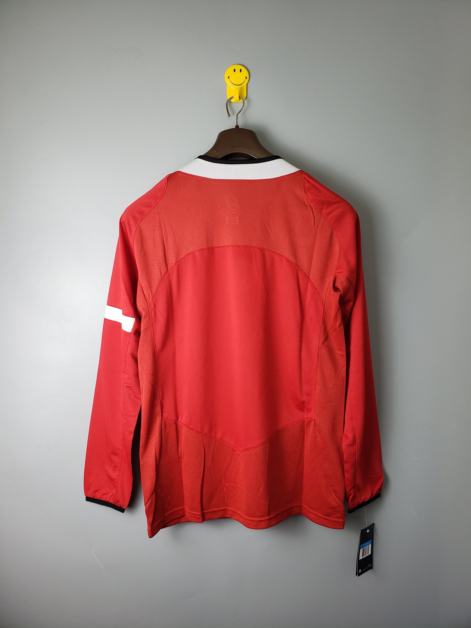 Manchester United Home Jersey 2005 Retro Long Sleeve