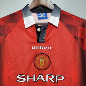 Manchester United Home Jersey 1996 Retro Long Sleeve