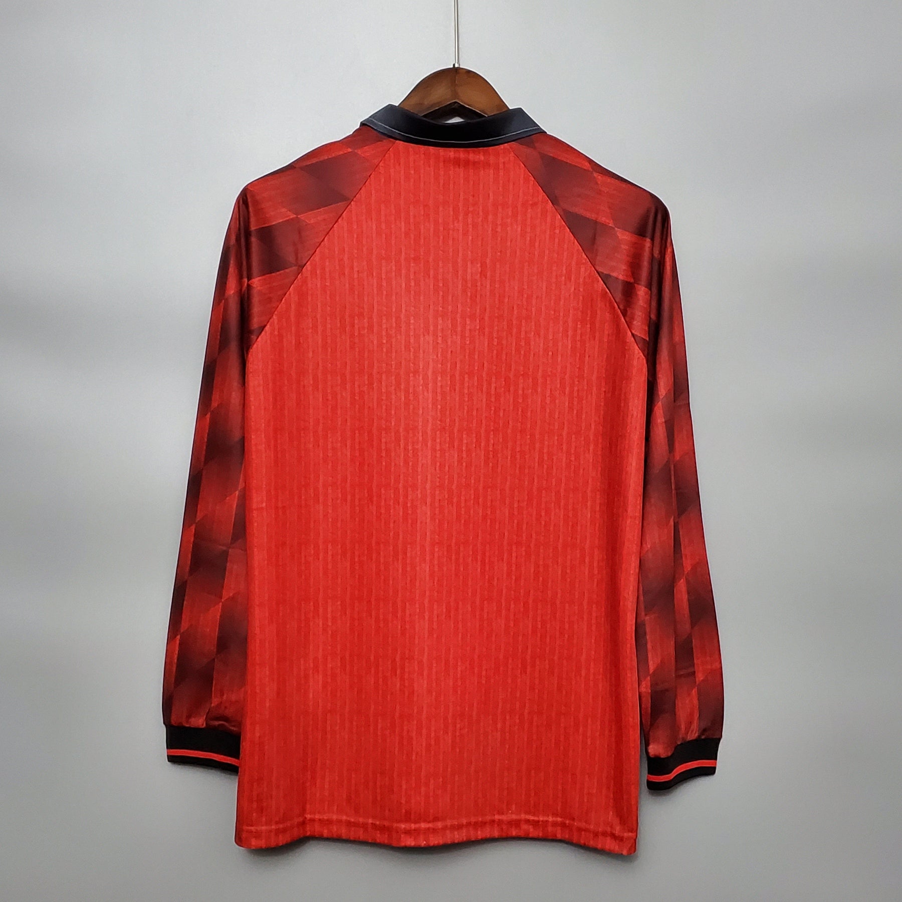 Manchester United Home Jersey 1996 Retro Long Sleeve