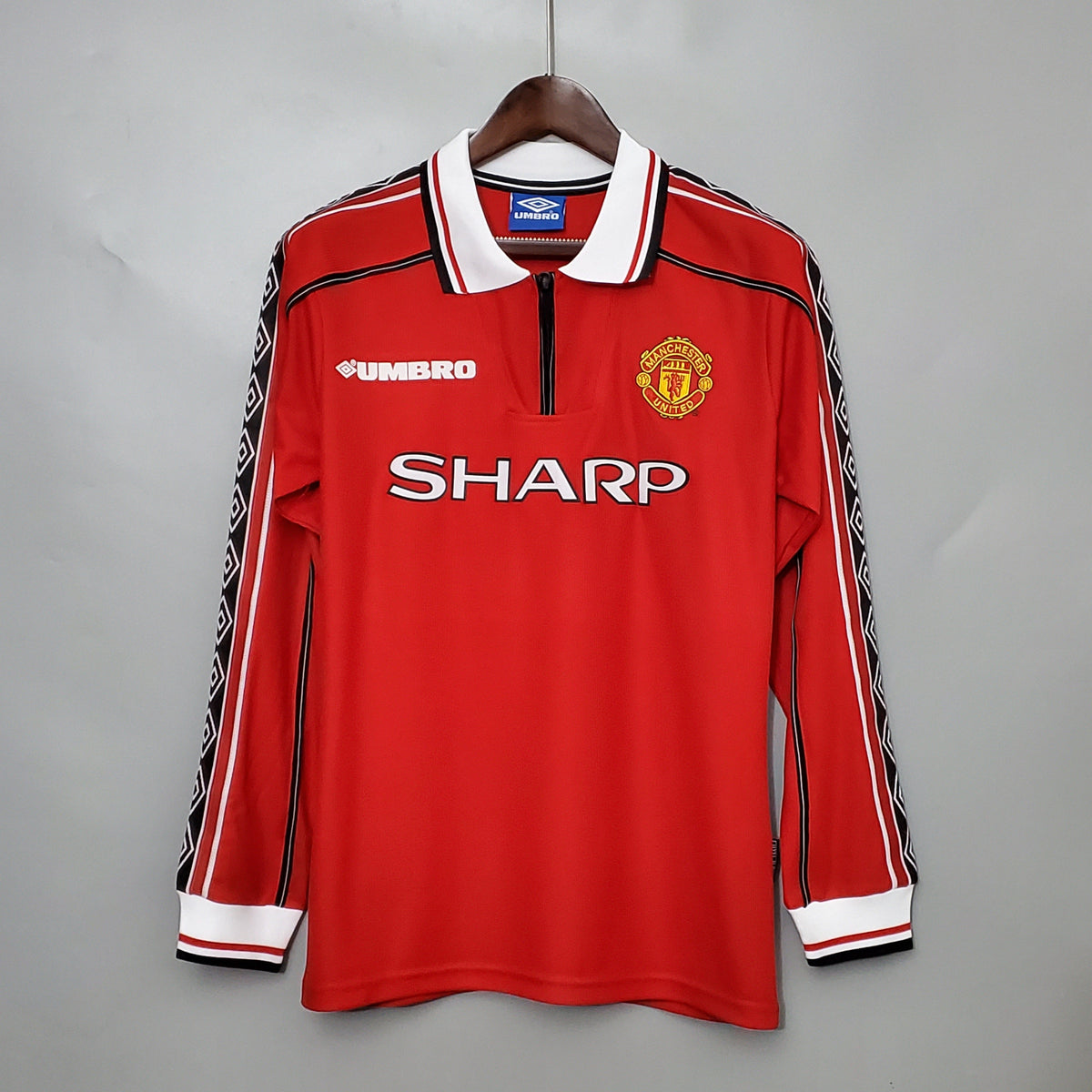 Manchester United Home Jersey 98/99 Retro Long Sleeve