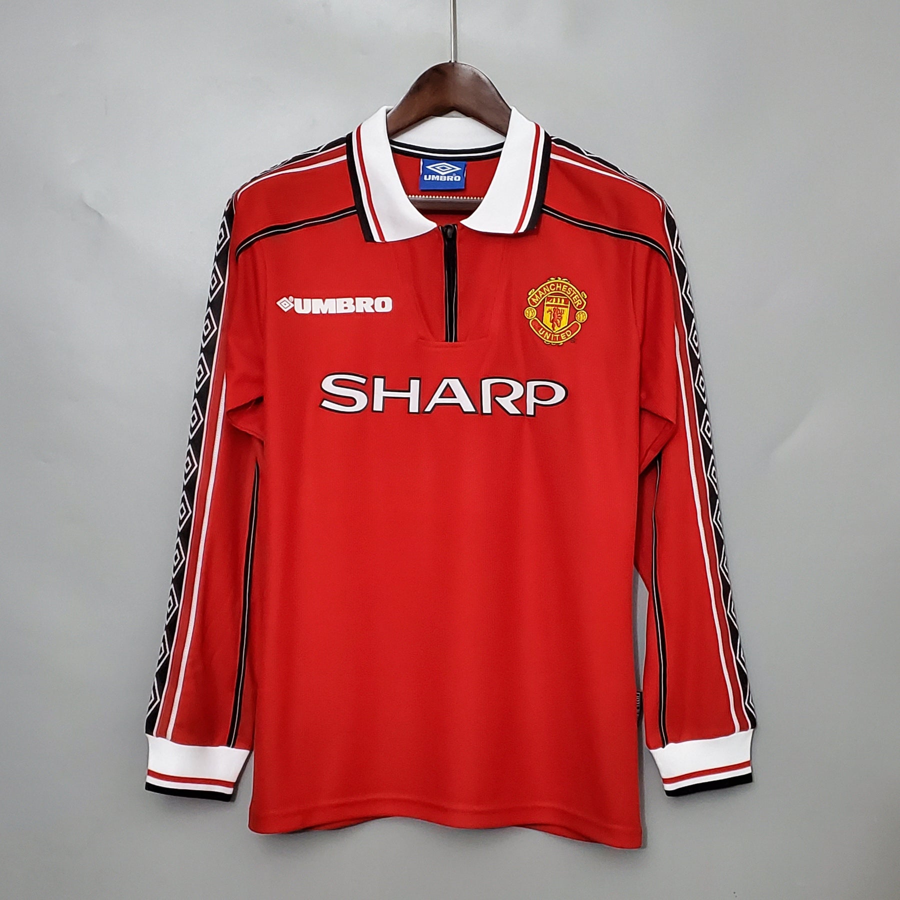 Manchester United Home Jersey 98/99 Retro Long Sleeve