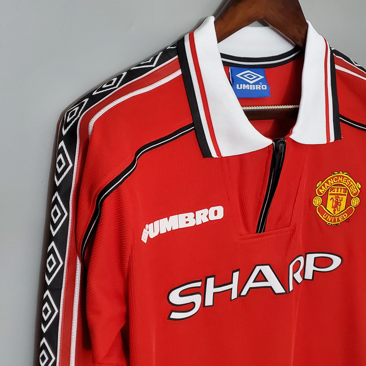 Manchester United Home Jersey 98/99 Retro Long Sleeve