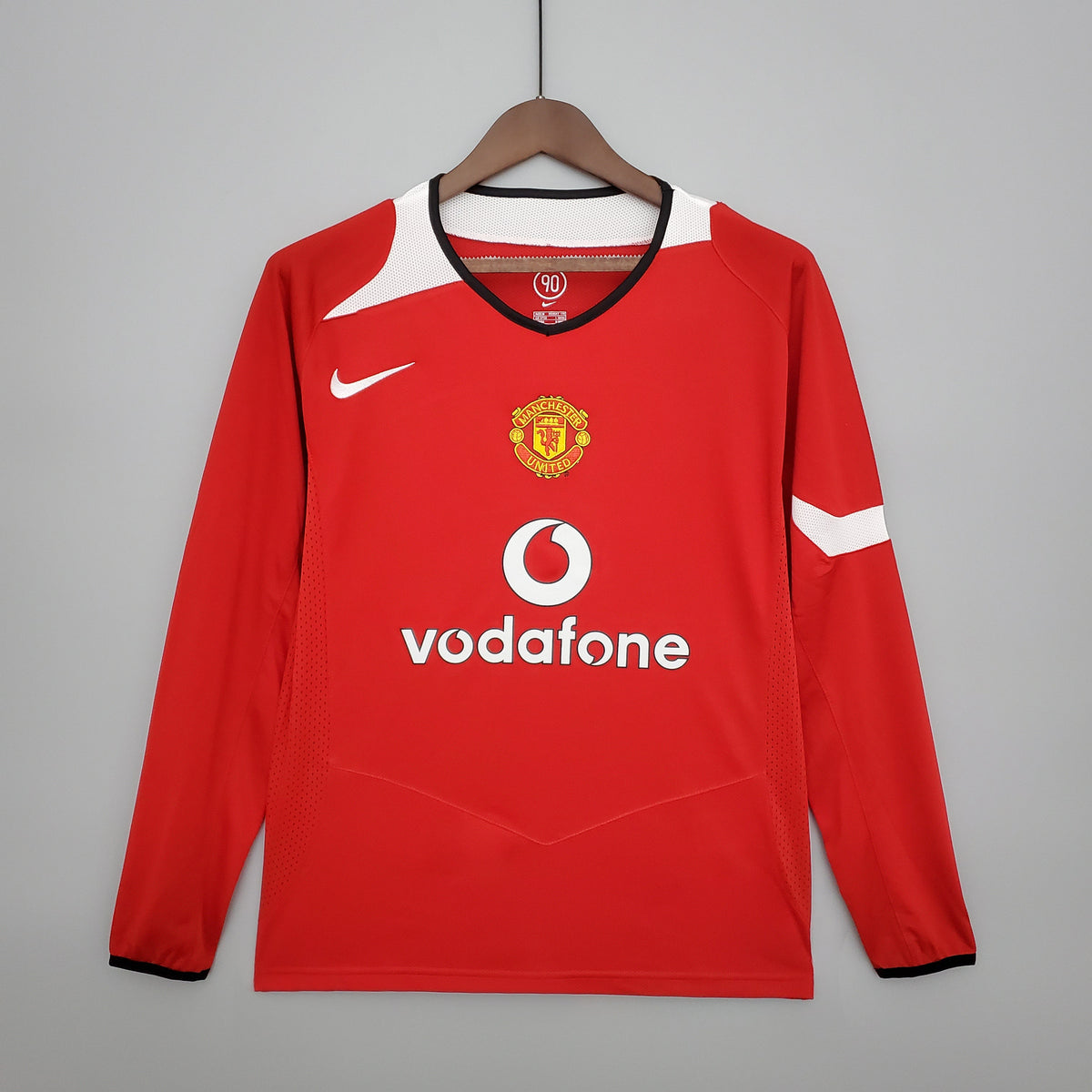 Manchester United Home Jersey 04/05 Retro Long Sleeve