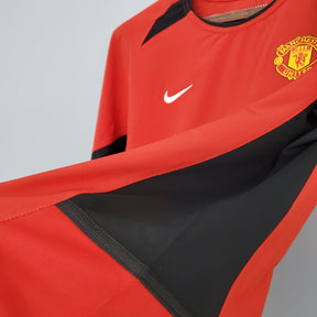 Manchester United Home Jersey 02/03 Retro Long Sleeve