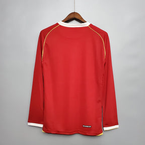 Manchester United Home Jersey 06/07 Retro Long Sleeve