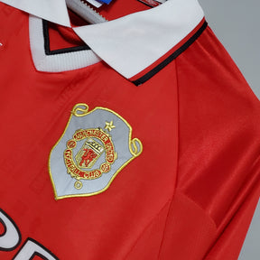 Manchester United Home Jersey 99/00 Retro Long Sleeve