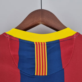 Barcelona Home Jersey 10/11 Retro Long Sleeve