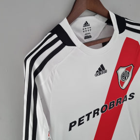 River Plate Home Jersey 09/10 Retro Long Sleeve