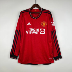 Manchester United Home Jersey 23/24 Long Sleeve