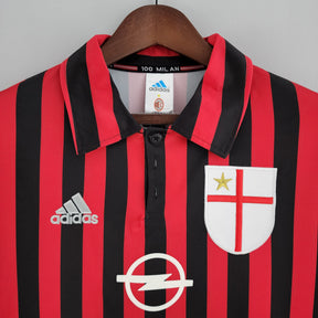 Milan Home Jersey 99/00 Retro Long Sleeve