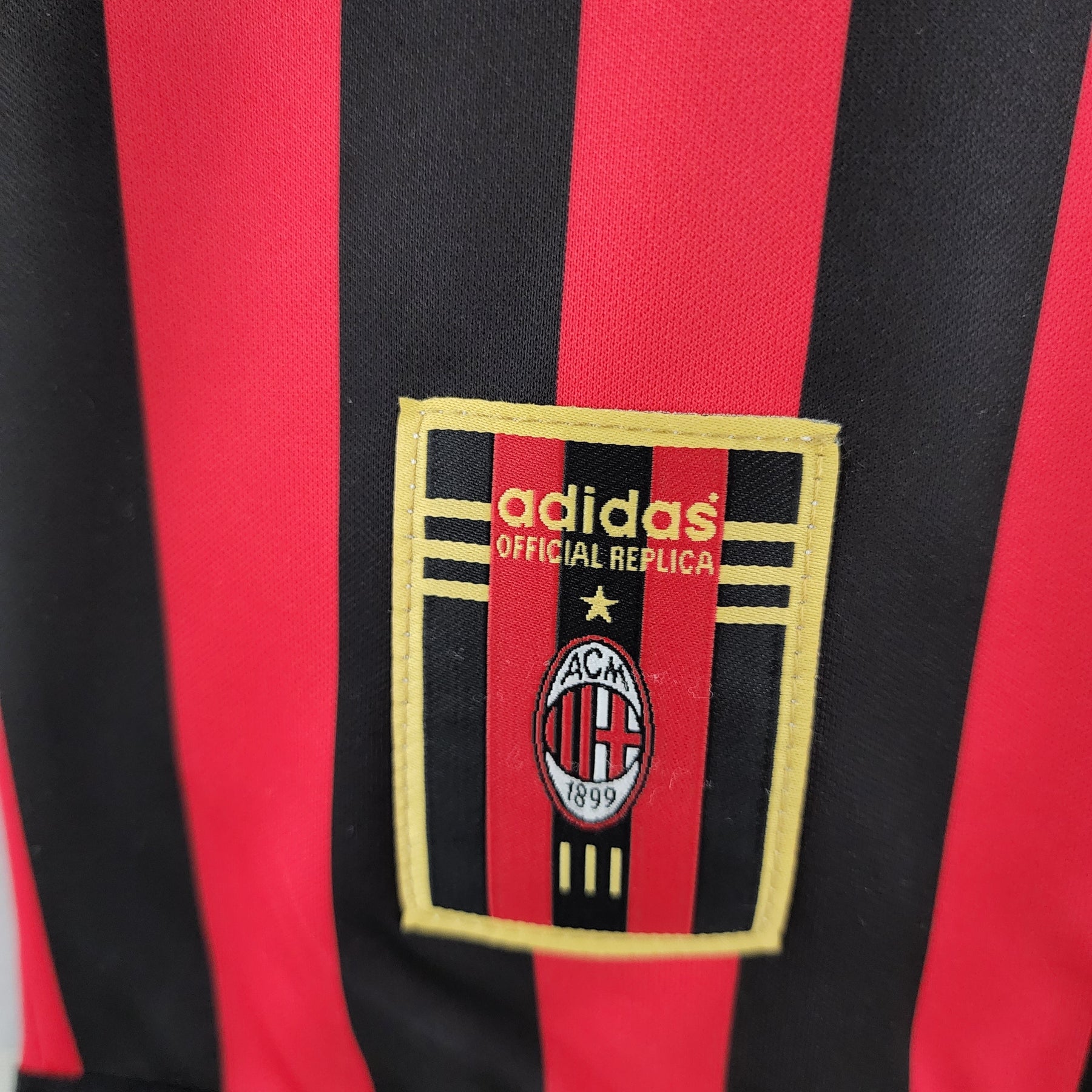 Milan Home Jersey 99/00 Retro Long Sleeve