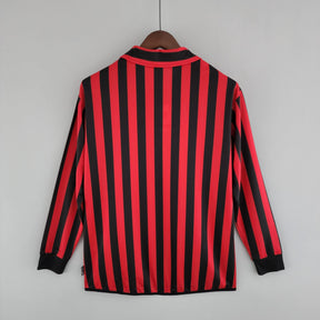 Milan Home Jersey 99/00 Retro Long Sleeve