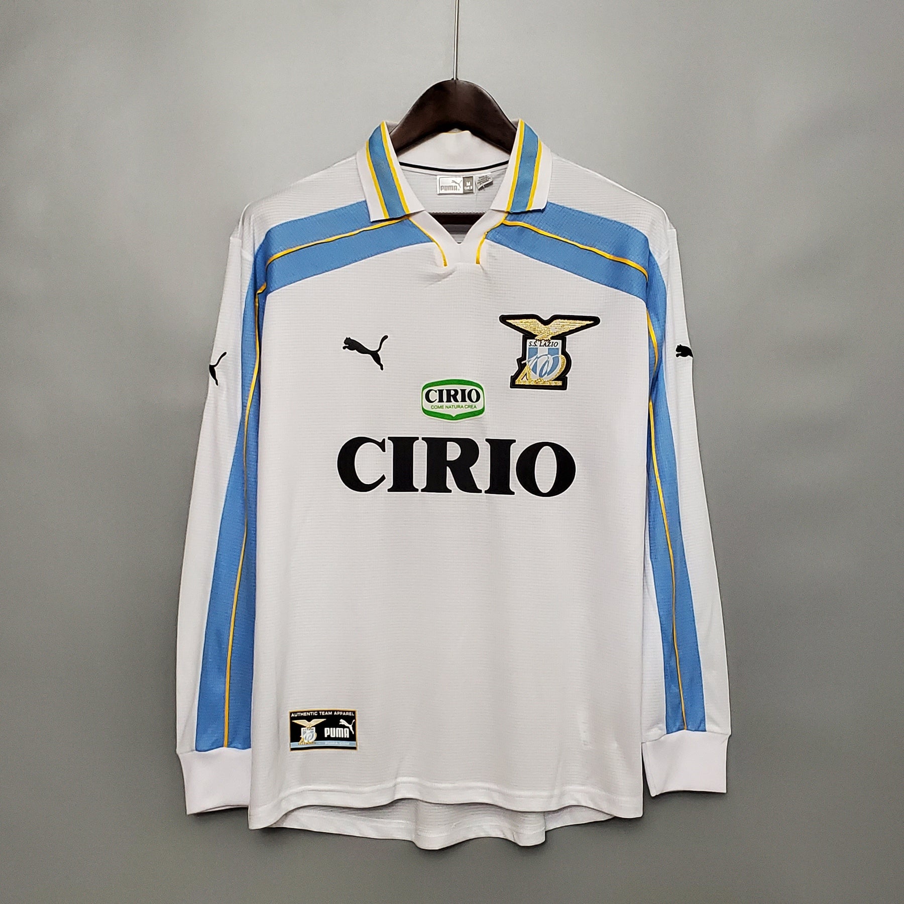 Lazio Away Jersey 00/01 Retro Long Sleeve