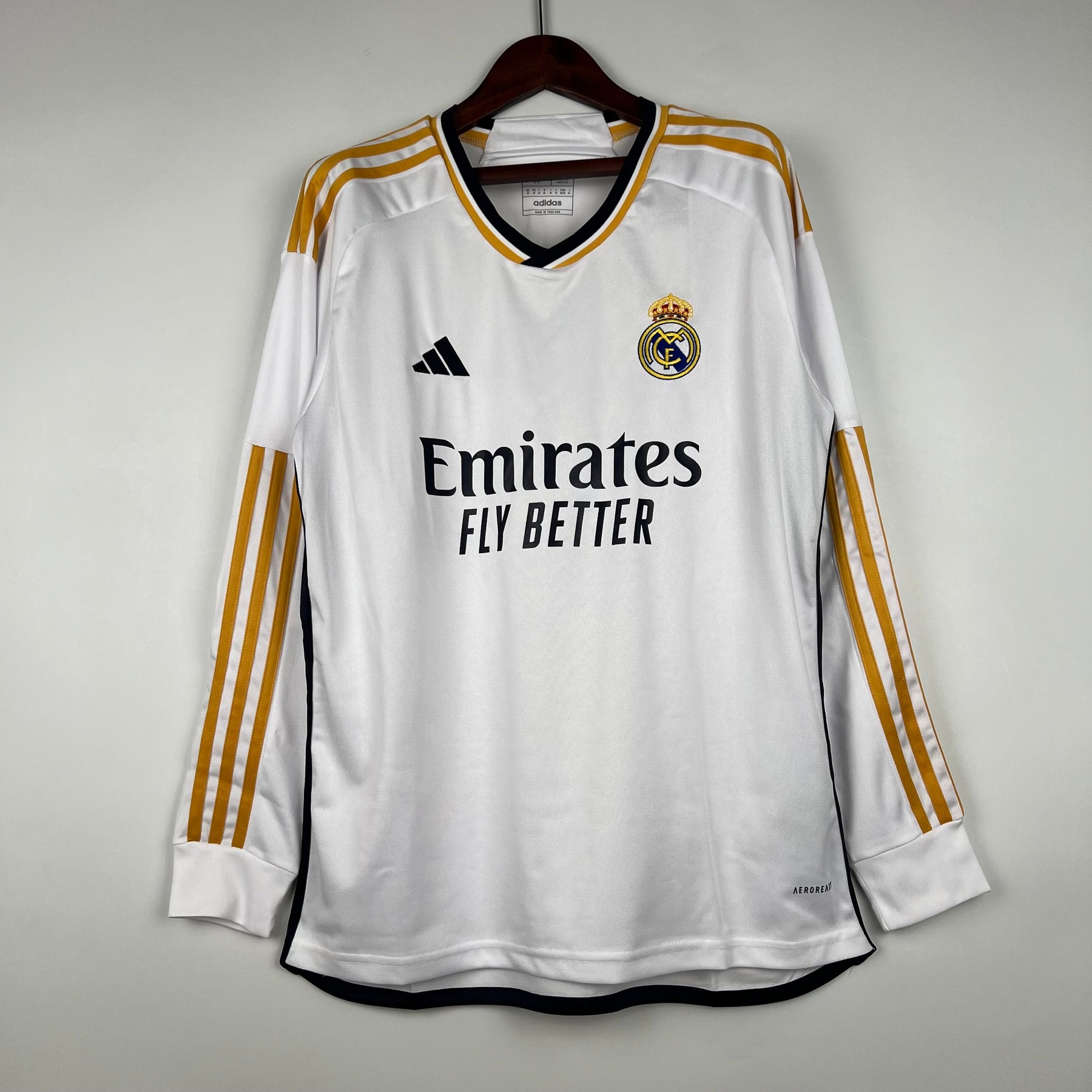 Real Madrid Home Jersey 23/24 Long Sleeve