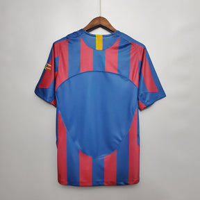 Barcelona Home Jersey 2006 Uefa Retro