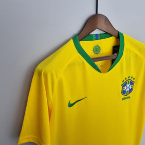 Brazil Home Jersey 2018 Retro