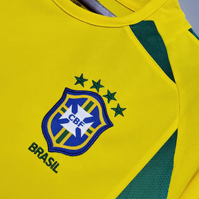 Brazil Home Jersey 2002 Retro