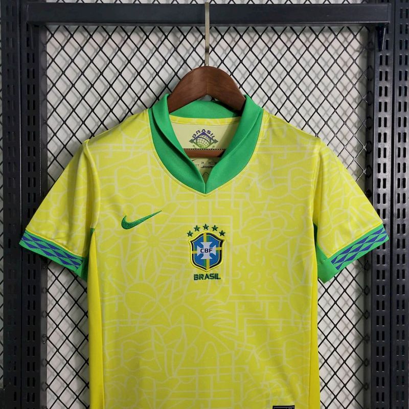 Brazil Home 2024 Kit Kids