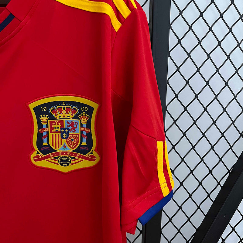 Spain Home Jersey 2010 Retro