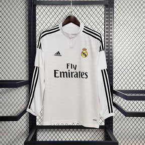 Real Madrid Home Jersey 14/15 Retro Long Sleeve