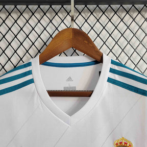 Real Madrid Home Jersey 17/18 Retro Long Sleeve