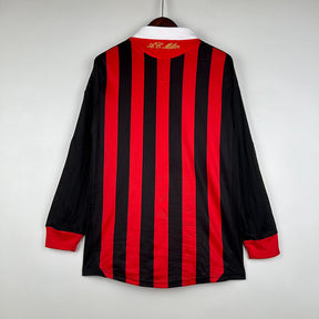 Milan Home Jersey 09/10 Retro Long Sleeve