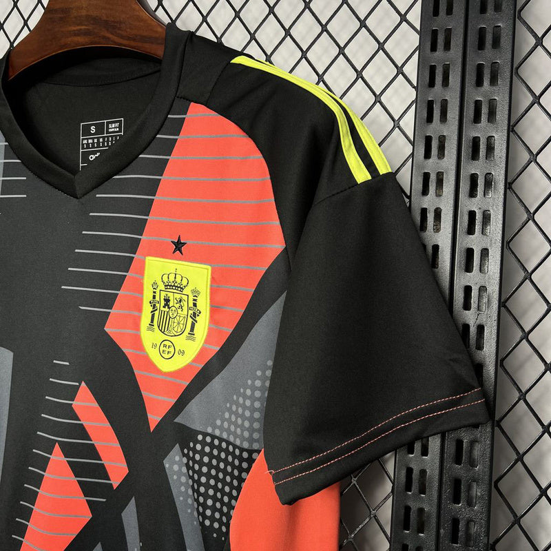 Spain Goalkeeper Black Jersey 2024