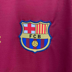 Barcelona Home Jersey 08/09 Retro Long Sleeve Champhions