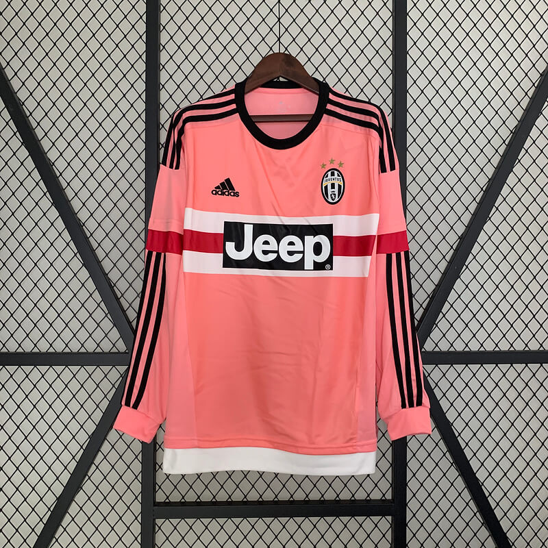 Juventus Away Jersey 15/16 Retro Long Sleeve