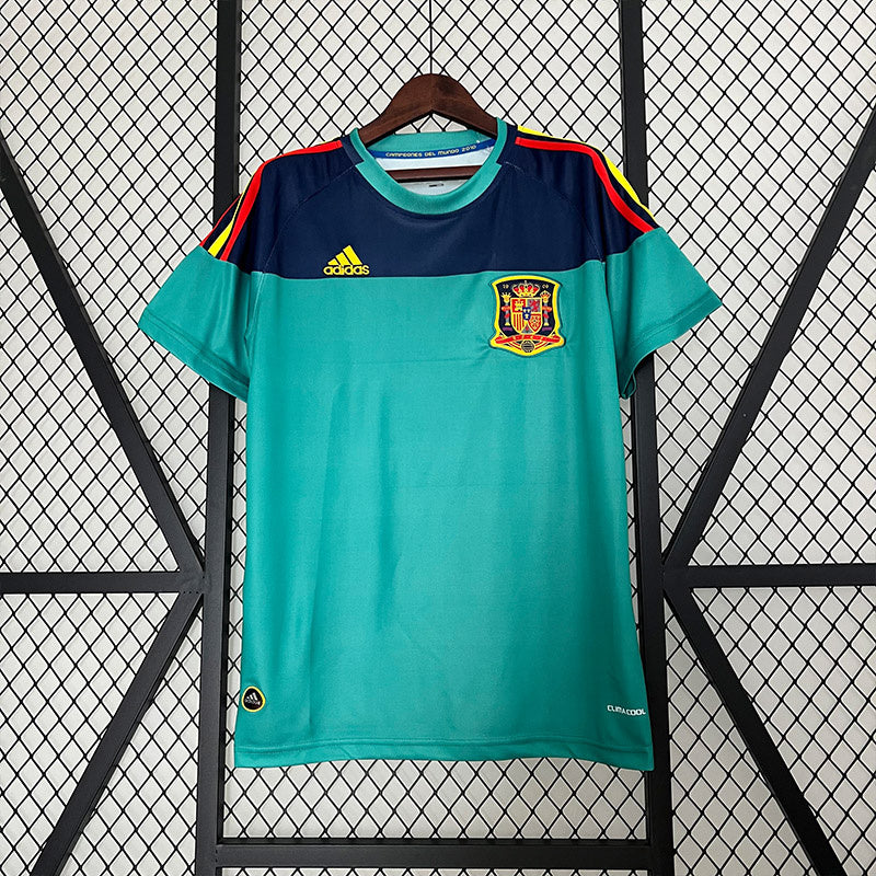 Spain Goalkeeper Jersey 2010 Retro