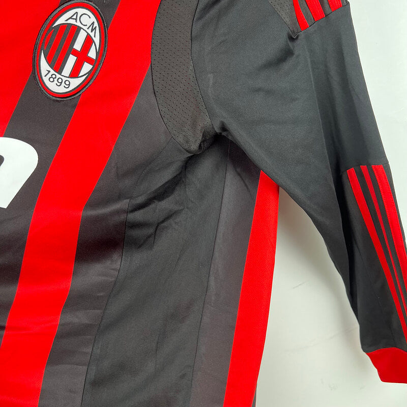 Milan Home Jersey 09/10 Retro Long Sleeve