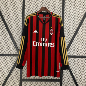 Milan Home Jersey 13/14 Retro Long Sleeve