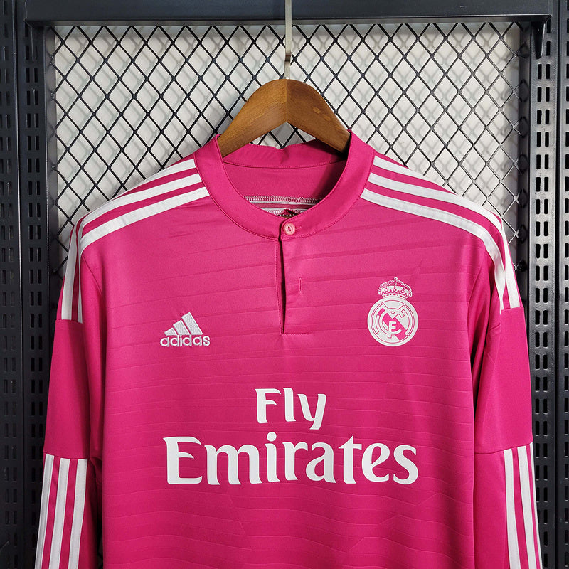 Real Madrid Away Jersey 14/15 Retro Long Sleeve