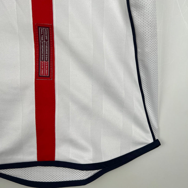 England Home Jersey 2002 Retro