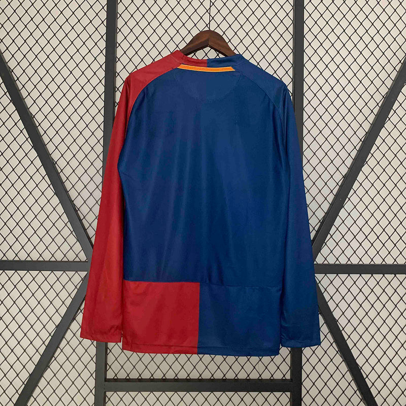 Barcelona Home Jersey 08/09 Retro Long Sleeve Champhions