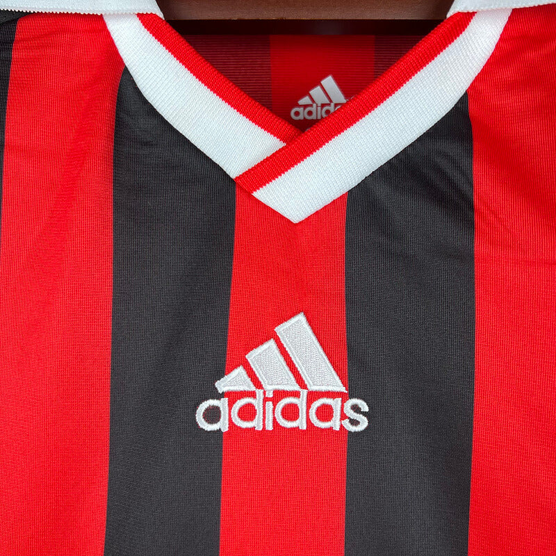 Milan Home Jersey 09/10 Retro Long Sleeve