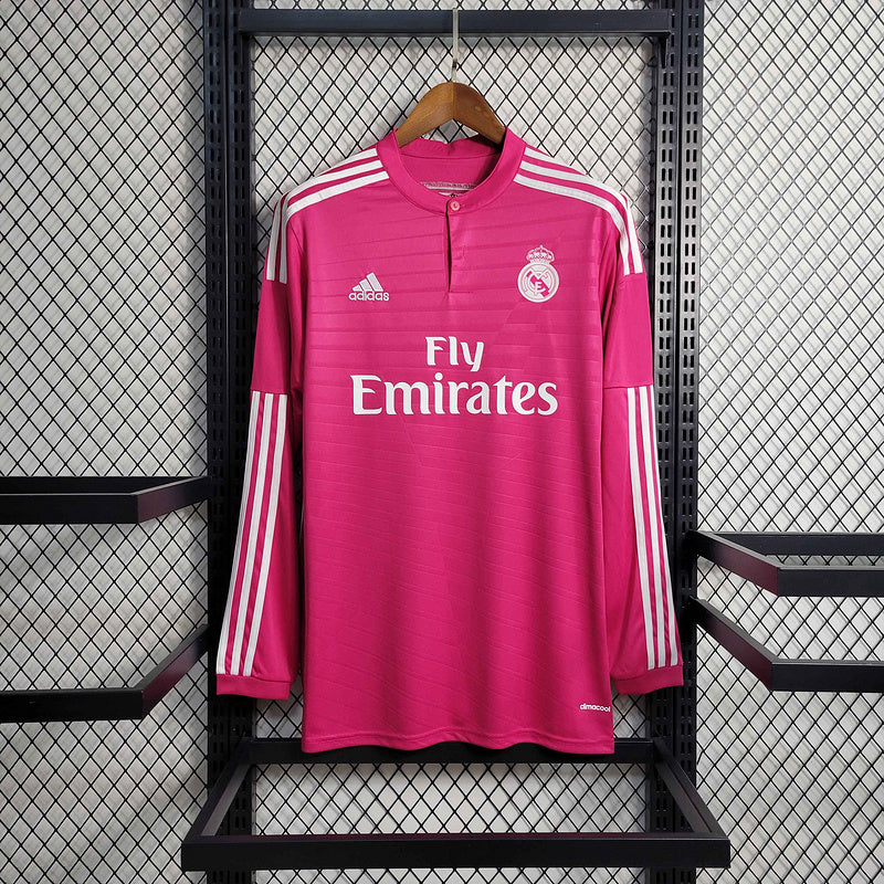 Real Madrid Away Jersey 14/15 Retro Long Sleeve