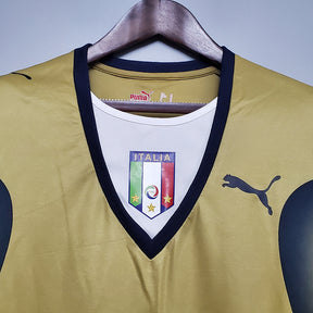 Italy Goalkeeper Golden Jersey 2006 Retro