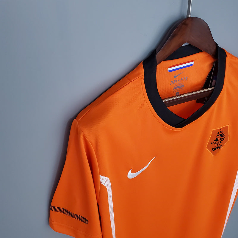 Netherlands Home Jersey 2010 Retro