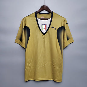 Italy Goalkeeper Golden Jersey 2006 Retro