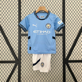 Manchester City Home 24/25 Kit Kids