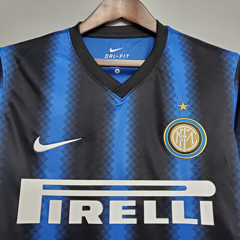 Inter Milan Jersey Home 10/11 Retro Long Sleeve